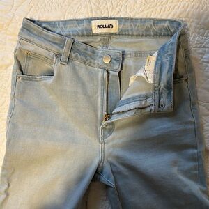 ROLLA’S High Rise Light Wash Skinny Jean